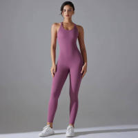 Hamidou-body de Yoga elástico, ropa de gimnasio, ropa deportiva de realce, mono de entrenamiento sin espalda, conjunto de Yoga de alta elasticidad para gimnasio - details 23