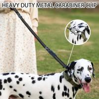 Correa de alta resistencia, correa táctica para perros que absorbe los golpes de 4 a 6 pies con 2 asas acolchadas, Clip de Metal fácil avanzado, reflectante No - details 4