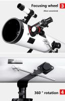 Telescopio astronómico profesional, 114MM de apertura, para visión nocturna en el espacio, potente y de gran aumento. - details 16