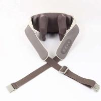 Masajeador inalámbrico para cuello, hombros y espalda, Motor sin escobillas 6D, almohada de masaje para amasar tejido profundo, chal, los mejores regalos para mujeres y hombres - details 1