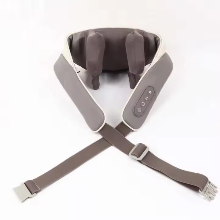 Masajeador inalámbrico para cuello, hombros y espalda, Motor sin escobillas 6D, almohada de masaje para amasar tejido profundo, chal, los mejores regalos para mujeres y hombres - 1