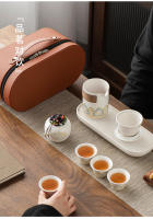 Juego de té de viaje portátil Juego de té de Kung Fu al aire libre Taza Kuaike Regalos de negocios chinos festivos - details 9