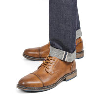 Zapatos casuales de negocios tendencia retro zapatos de cuero de gran tamaño - details 84
