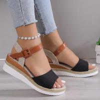 Sandalias de verano para mujer, zapatos suaves, sandalias elegantes para mujer, zapatos de cuña para mujer, calzado de fiesta, sandalias para mujer - details 1