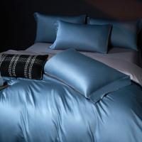 Juego de Ropa de Cama de Algodón 5A Antibacteriano de Color Sólido Suave 100% Algodón, Alta Gama, Ropa de Cama para Cama Twin 1.2m, Descanso Relaxante y Cansado - details 4