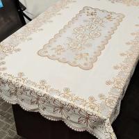 Mantel ENCE grueso rectangular, impermeable, resistente a las manchas de aceite, mantel de mesa de comedor europeo - details 9