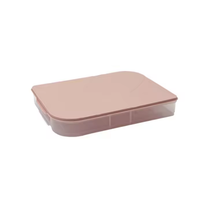 Congelador de almacenamiento de dumplings, contenedor de alimentos, color rosa - 1