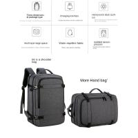 Mochila de viaje USB 40LExpandable, bolsas de transporte aprobadas por vuelo para aviones, mochila duradera resistente al agua de 17 pulgadas para hombres - details 1