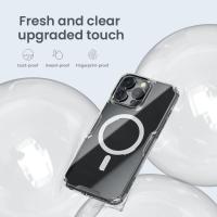 NILLKIN para IPhone 16 Pro Max 16 Plus 15 Pro Max 15 Pro 14 Pro Max 14 Pro MagSafe funda de teléfono de silicona suave transparente magnética - details 7