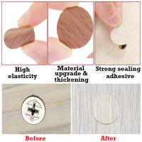 Pegatinas redondas de PVC autoadhesivas para muebles, cubierta de tapa de rosca, para manualidades de madera, escritorio, armario, calcomanías decorativas, 54 piezas por hoja - details 3