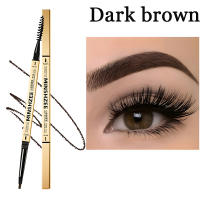 Pluma de Cejas Mate Impermeable Doble Cabeza para Ojos Lasting Marrón Sin Manchas - details 0