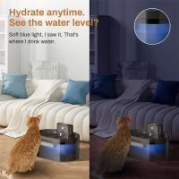 Fuente de agua para gatos inalámbrica de 2,2 L, 5V, USB, funciona con pilas, fuente de agua automática para mascotas con Sensor de movimiento, cuenco dispensador de agua para perros y gatos - details 6