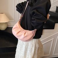 Bolso cruzado plisado de estilo coreano, bolso ligero de Color sólido de PU, bolso de mano de cuero suave, bolso de hombro para mujer - details 18