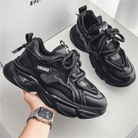 Zapatillas de deporte de suela gruesa para hombre,Zapatillas de deporte de diseño casual,Antideslizantes,2025 Primavera Nuevo - details 4