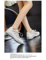 Nuevos Zapatos Blancos Transpirables para Mujer Zapatos Deportivos Casuales de Verano - details 14