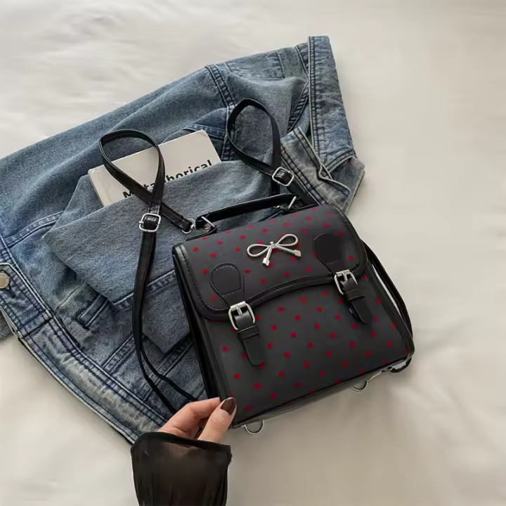 Nuevo, clase de estudiante, personalidad, mochila, moda, casual, retro, mochila, tendencia callejera, PU - 1