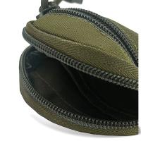 Monedero para hombre al aire libre, monedero de tela Oxford de doble capa para mujer, monedero multifuncional de Color sólido con cremallera, billeteras para exteriores - details 2