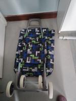 Carrito de compras MULTI de 4 ruedas y 2 bolsillos en color gris - Alta capacidad y durabilidad - details 3