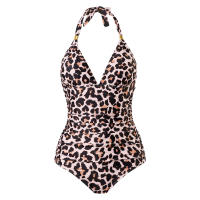 Trajes de Baño de Una Pieza para Mujer, Bañador elegante, Reductor, Halter, Playa, Verano, Push Up, Aprieta Barriga, Tankinis - details 5