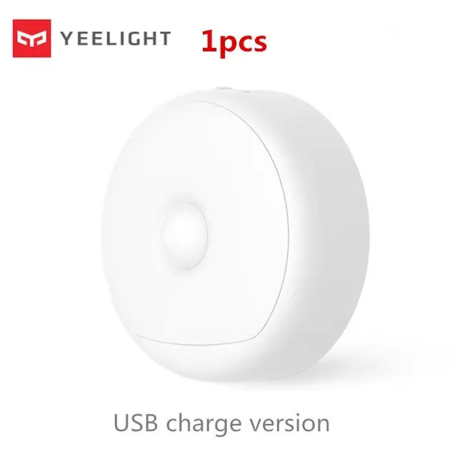 (Rechargeable por USB) Yeelight Sensor de movimiento Luz nocturna Luz de pasillo Luz nocturna Control remoto por infrarrojos magnético Luz del sensor de movimiento del cuerpo 2700K - 1