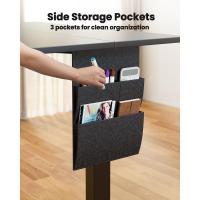 Regulable 120 x 60 cm soporta hasta 80 kg Altura Ajustable Bolsa Almacenamiento Escritorio eléctrico función Memoria para Estaciones Trabajo - details 4