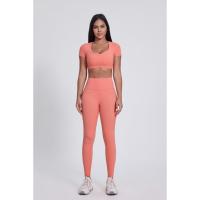 Pantalones de yoga de alto rendimiento, adecuados para mujeres, leggings de yoga transpirables que absorben la humedad, bolsillos laterales, ideales para ropa deportiva - details 10