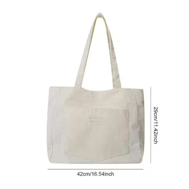 Bolsos de Hombro para Mujer de Gran Capacidad Bolsillos, Compartimentos, Bolso de Mano de Cordón, Bolsos para el Trabajo Escolar y Compras - 1