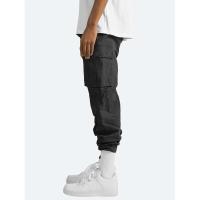 Temu Shein Pantalones Cargo para Hombre Deportes Color Sólido Cordón Multi-Bolsillo - details 5