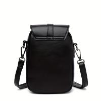 Mini bolso cruzado acolchado de Argyle, bolso de teléfono móvil con solapa de moda, bolso de hombro multicapa para mujer - details 5