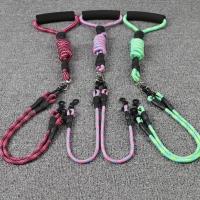 Cuerda para caminar para perros de doble cabeza con patrón ondulado, cuerda de tracción con dos arrastrados, antiarrollamiento y desmontable - details 2