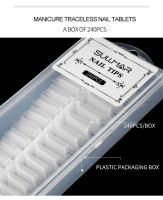 Puntas de uñas postizas de 240 unidades por lote/caja Herramientas de manicura de extensión rápida francesa Marca Clou Beaute - details 8