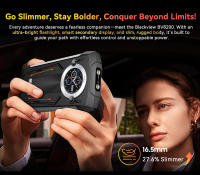 Blackview BV8200 teléfono resistente 6,5 "2.4K 120Hz pantalla, MTK Helio G100 Smartphone Android 14,12GB 256GB 8800Ah NFC teléfono móvil 50MP - details 1