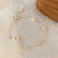Nuevo estilo S, perla de cabeza de pan de plata pura para mujer, pulsera de donut Bestie de nicho 2024, joyería - details 7