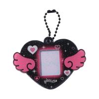Con llavero Mini soporte para sesión fotográfica, colgante de ala de corazón de amor, decoración colgante, marco para sesión fotográfica de identificación, imagen de ídolo, tarjeta fotográfica - details 10