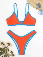 Conjunto de Bikini Retro Vintage Tanga Sexy de Moda para Mujer Estilo de Primavera/Verano 2023 - details 11