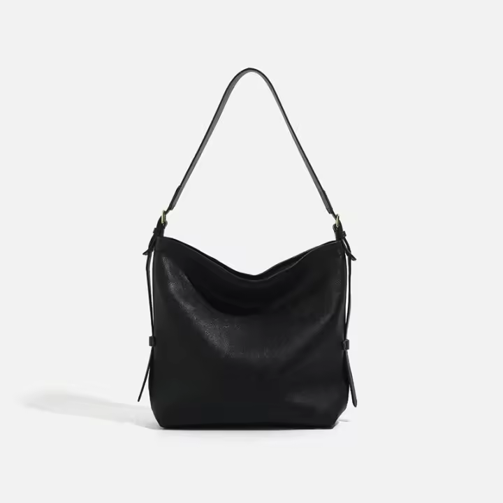 Bolso de mano tipo cubo de viento para mujer, nuevo bolso de gran capacidad, suave y suave, bolso de mensajero de un solo hombro. - 1
