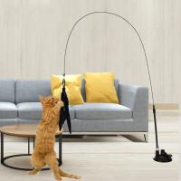 Juguete para Gatos Palo de Teaser con Campana Varilla Extendida Ventosa Herramienta de Mordedor - details 4