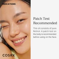 COSRX Retinol 0.5 Oil, suero antienvejecimiento con tratamiento retinoide al 0,5% para el rostro, reduce las arrugas, las líneas finas y los signos de envejecimiento, cuidado suave de la piel para día y noche, no probado en animales, cuidado de la piel co - details 1