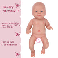Muñeca de Silicona IVITA 14 pulgadas Juguete Realista de Bebé Niño Personalizable - details 6