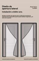 Mosquito Magnetica Puerta Corredera, Cortina de Sala de Estar, Puerta del Balcón, Corredera de Patio - details 1