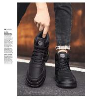 Botas Martin altas para hombre, zapatos de seguridad transpirables, impermeables, antideslizantes, para deportes de invierno, suela de goma, novedad de 2025 - details 13