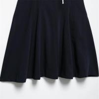 Vestido corto de corte A con material de lazo Forro de poliéster sin mangas - details 11