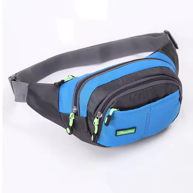 Bolso de hombro para deportes al aire libre con cremallera - 1