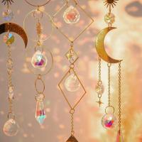 Colgante de Viento de Jardín al Aire Libre Luna de Cristal, Estrellas, Sol, Arco Iris, Ventana, Reloj, Atrapaparásidos - details 6