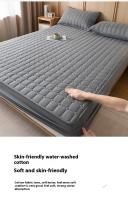 Sabana Bajera Ajustable de algodón triple, Juego de sábanas de 3 Piezas, 2 Fundas de Almohada de 50x75cm - details 2