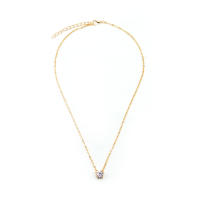 Accesorios eléctricos Moda Accesorios de ropa simples para mujer Cadena de clavícula de circón versátil de moda - details 0