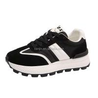 Nuevo estilo 2025, zapatos de cuña ligeros para mujer, deportes antideslizantes, soporte para arco, zapatillas rosas para correr para niñas, marca de regreso a la escuela - details 0