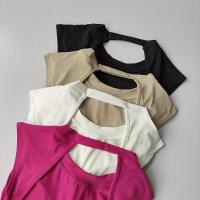 Top deportivo push-up para mujer, sexy, con espalda descubierta, para fitness, yoga, transpirable, para correr, gimnasio, para mujeres activas - details 8