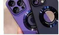 Funda de Teléfono de Carga Inalámbrica Magsafe de Lujo Protección Trasera Magnética Mate para Modelos de iPhone Accesorios de Electrónica - details 4