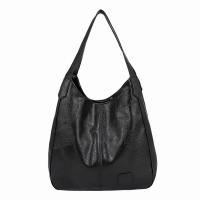 Bolso grande de piel sintética para mujer, bolso Hobo de diseñador, monedero tipo cubo - details 8